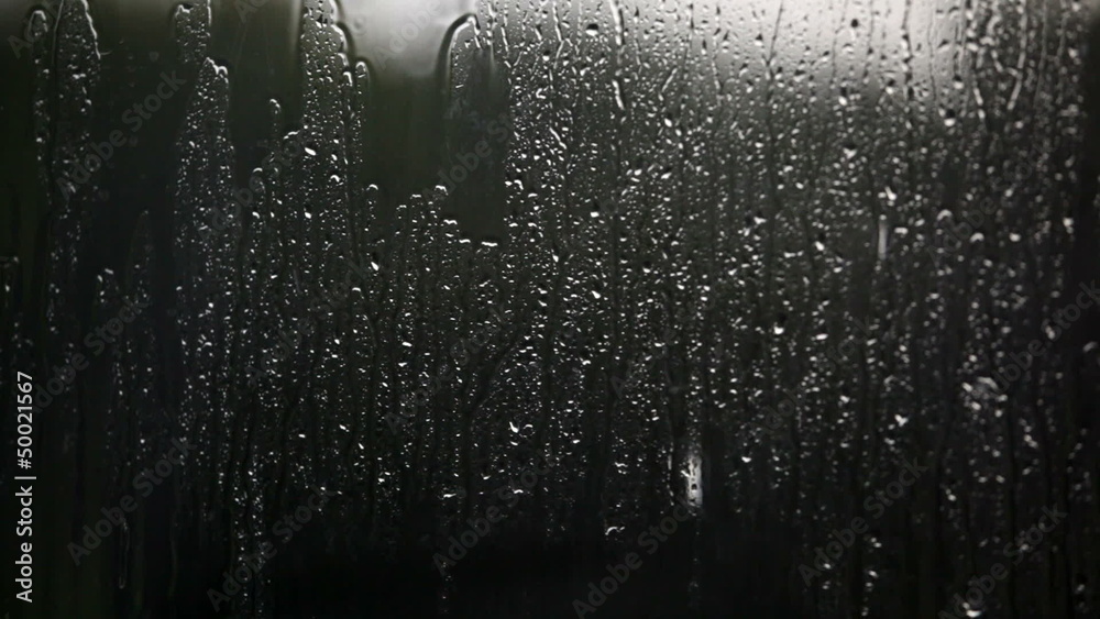 rain on window