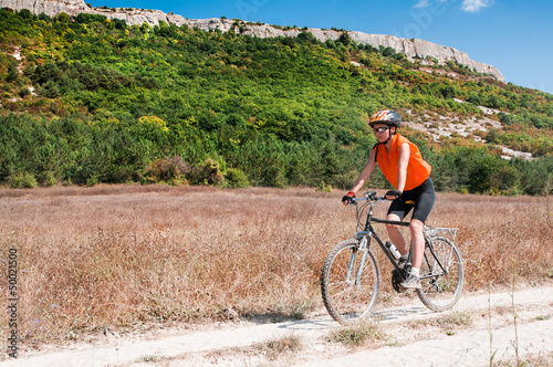 mountain biker