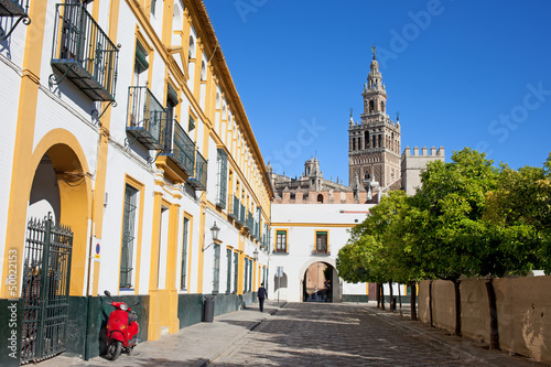 In the Old Town of Seville
