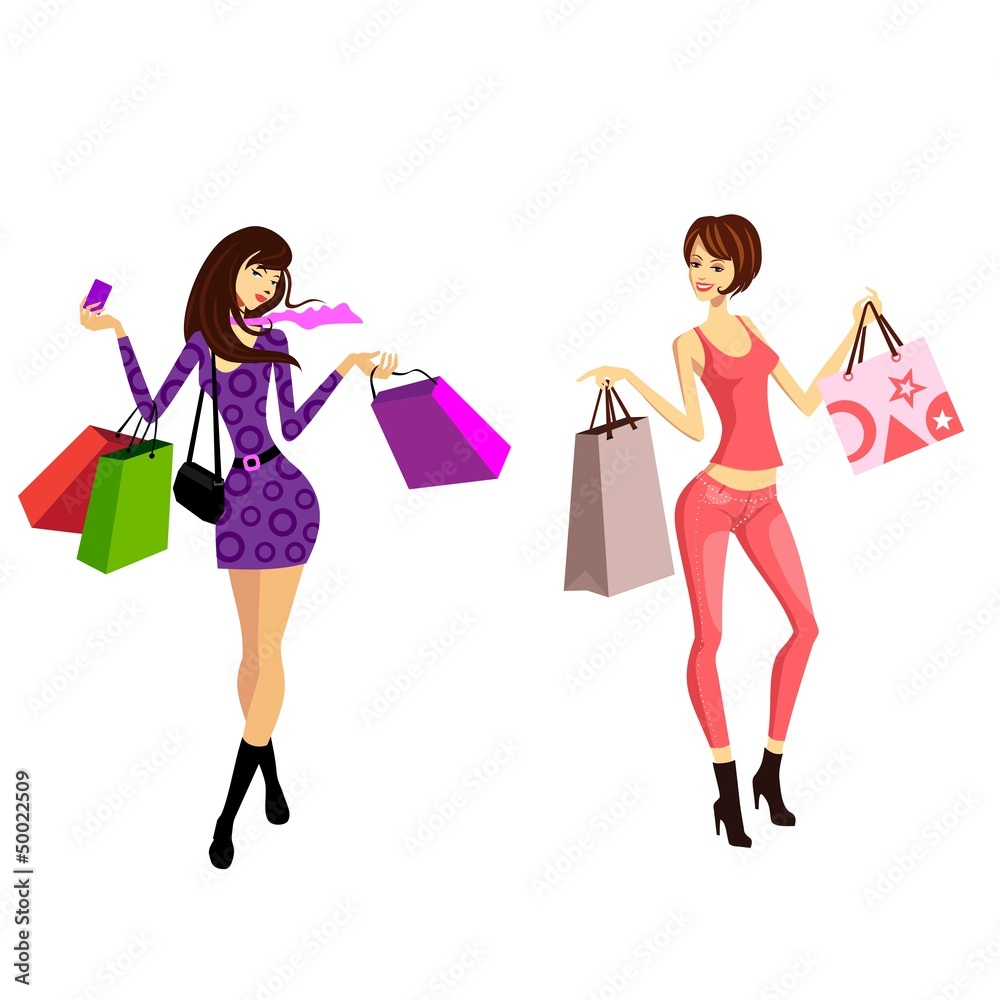 women who shop with credit card
