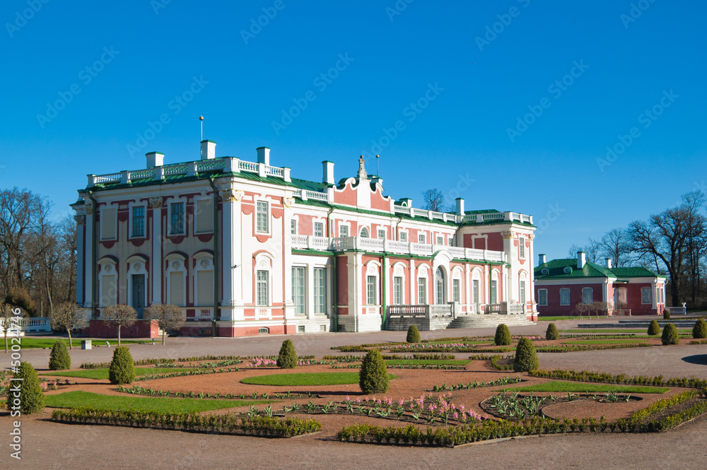 Gardens of Kadriorg Palace  in Tallinn, Estonia