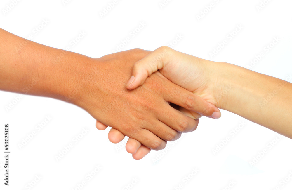 Closeup of people shaking hands Closeup of people shaking hands