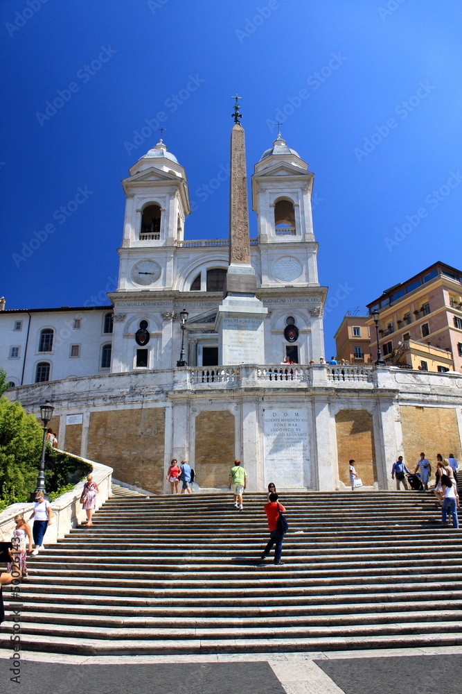 Naklejka premium Eglise de la Trinité-des-Monts à Rome - Italie