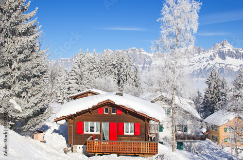 Winter in alps