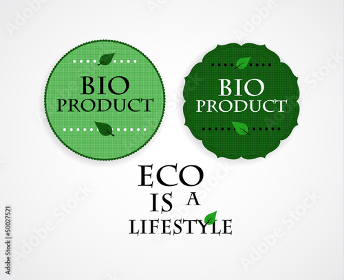 Bio product vector stamps