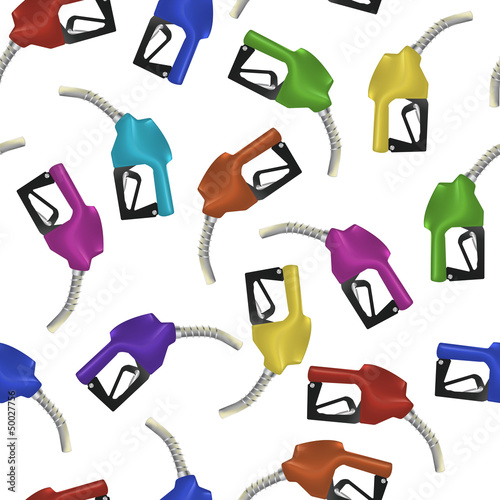 petrol pump seamless pattern