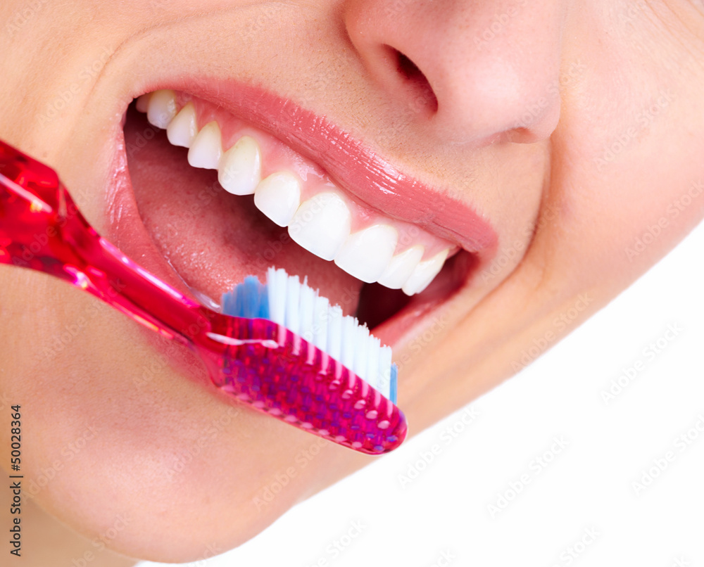 Fototapeta premium Beautiful woman smile.