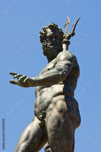 Fountain of Neptune. Bologna. Emilia-Romagna. Italy.