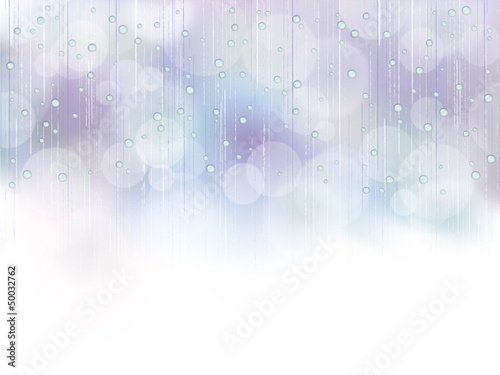ブルー_雨