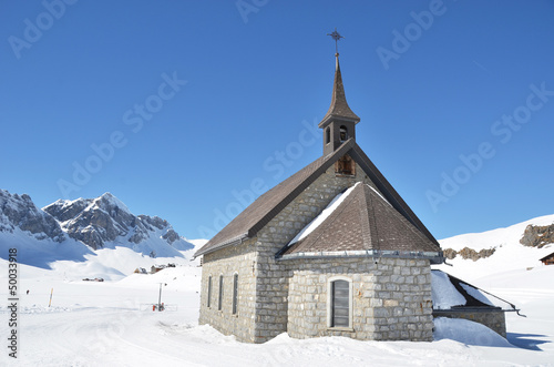 Chapel in Melchsee-Frutt, Switzerland