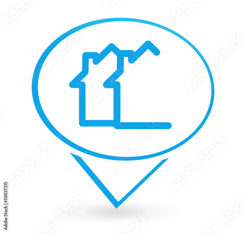 immobilier sur signet bleu