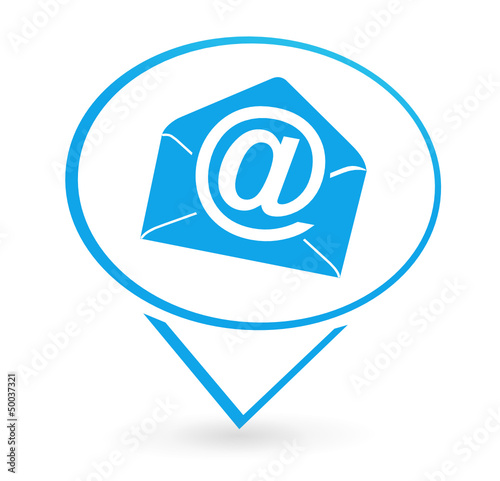 messagerie email sur signet bleu