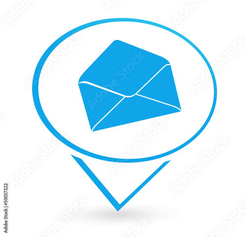 message sur signet bleu