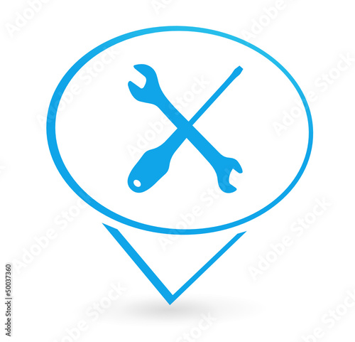 service aprés vente sur signet bleu