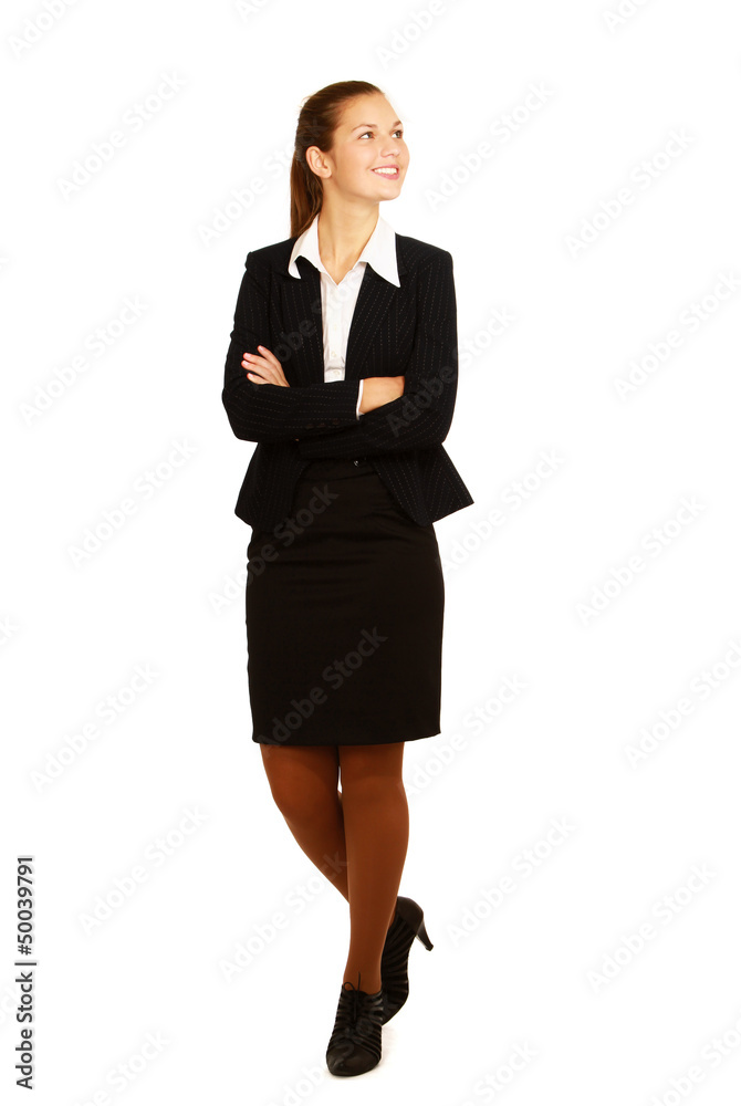 Business woman isolated on white background Business woman isolated on white background
