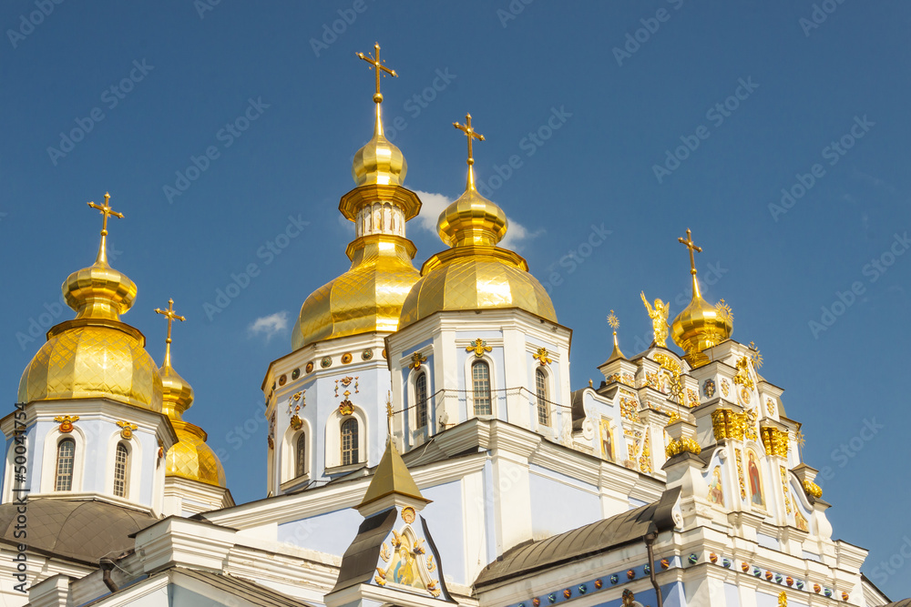 Saint Michael Gilded Russian Orthodox monastery - Kiev, Ukraine.