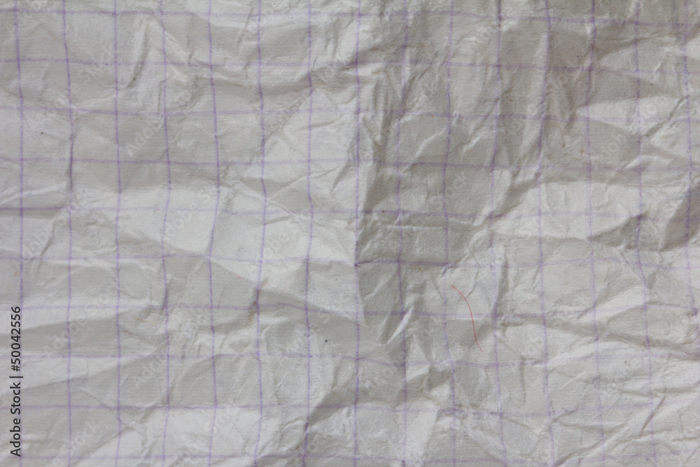 Fototapeta premium crumpled white paper as a background