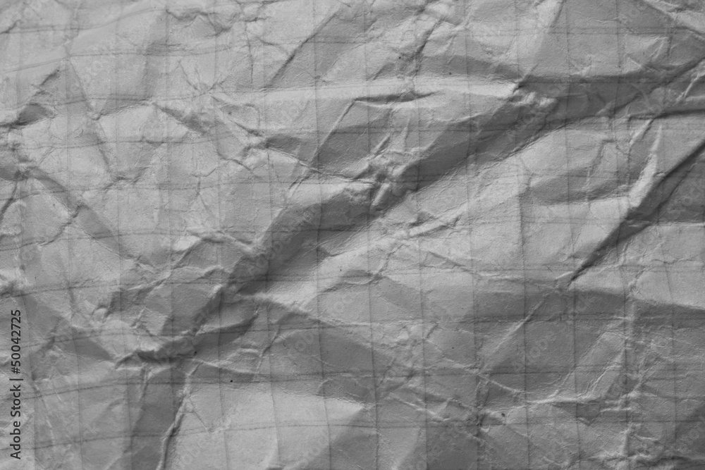 Fototapeta premium crumpled white paper as a background