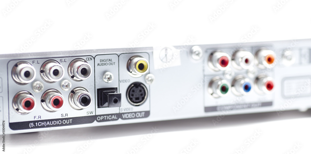 Fototapeta premium dvd connections