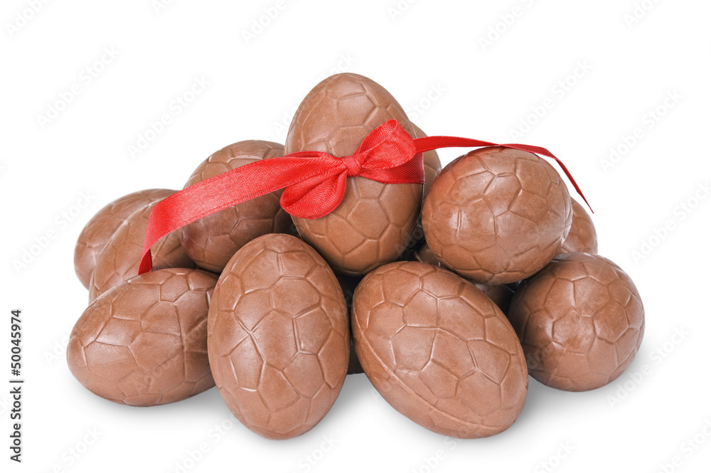 Naklejka premium Chocolate eggs