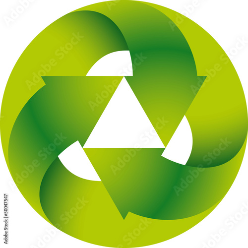 Recycling icon 2 photo