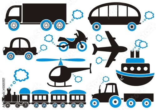 Transport icons