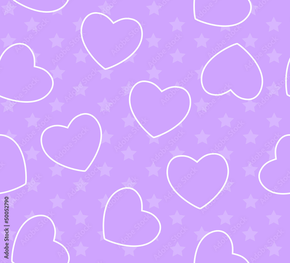 Heart love seamless pattern background. Vector illustration
