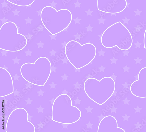 Heart love seamless pattern background. Vector illustration