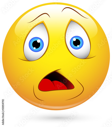 Smiley Vector Illustration - Puzzled