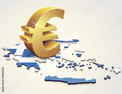 L'Euro en Grèce (reflet)