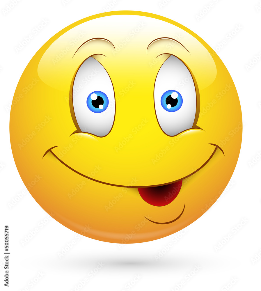 Smiley Vector Illustration - Charming Face Smiley Vector Illustration - Charming Face