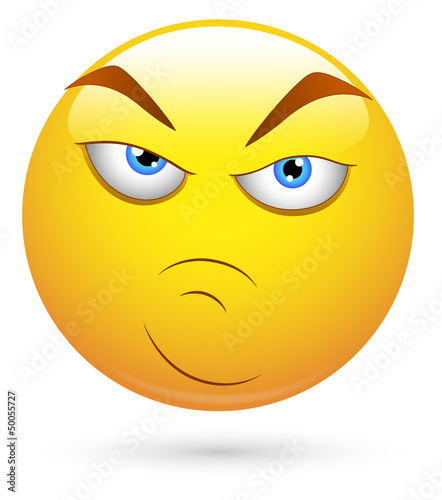 Smiley Vector Illustration - Attitude Face