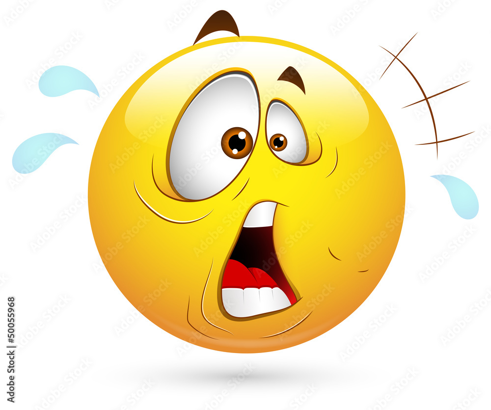 Smiley Vector Illustration - Surprised