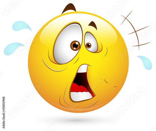 Smiley Vector Illustration - Surprised
