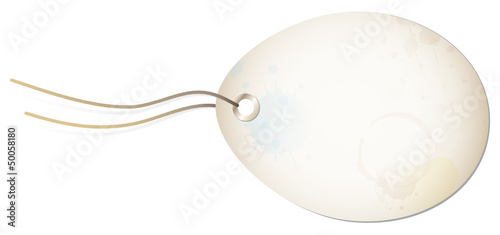 Easter Hangtag Egg Retro Ink- & Coffeeblots