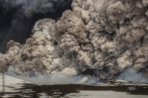 Slika na platnu Etna eruption February 2013