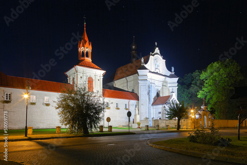 Baroque church built in the XVII century in Krasnobrod, Poland. photo