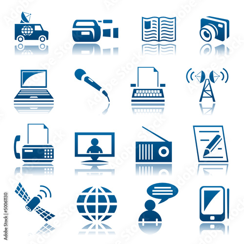 Media icon set