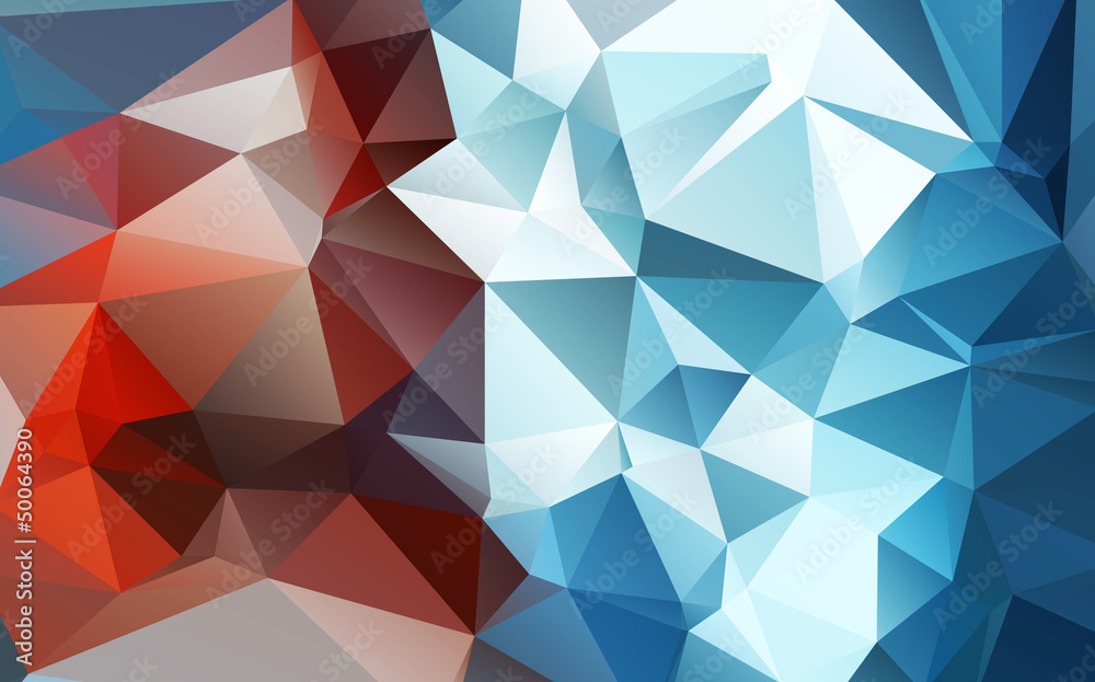 Obraz premium blue red Geometric background vector eps 10