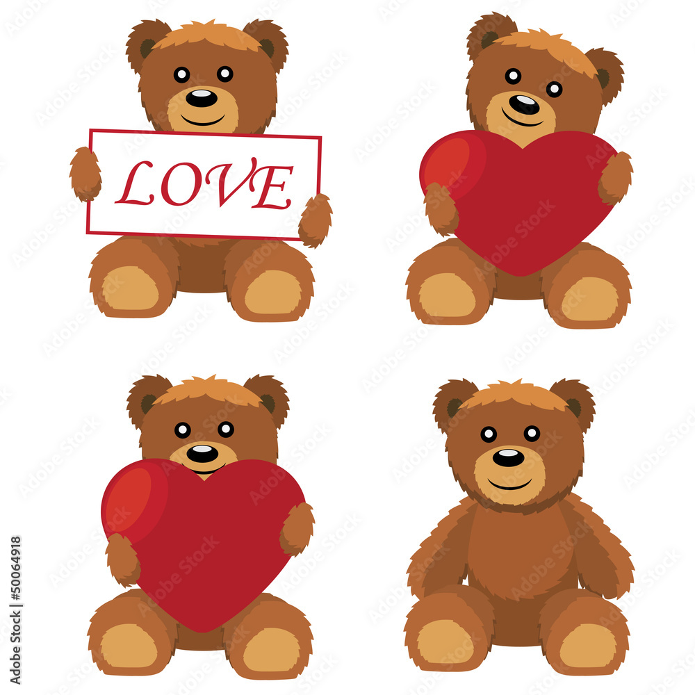 Toy bears. Toy bears.