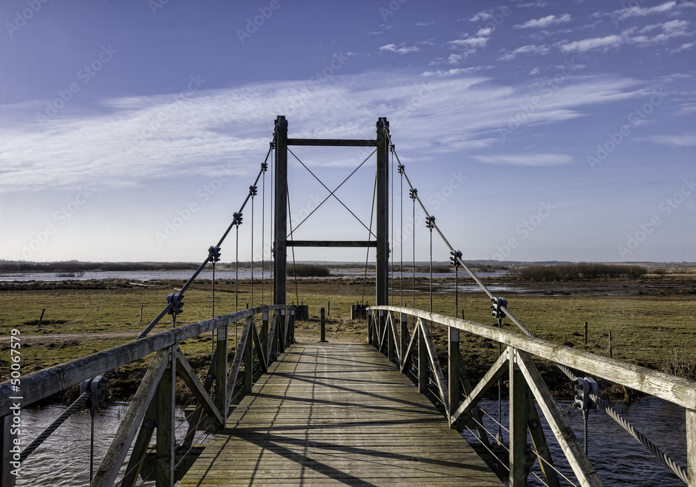 King Hans bridge near Skjern, Denmark