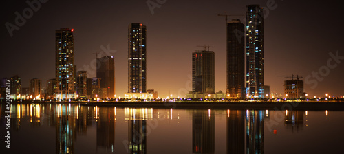 Cityscape of Sharjah