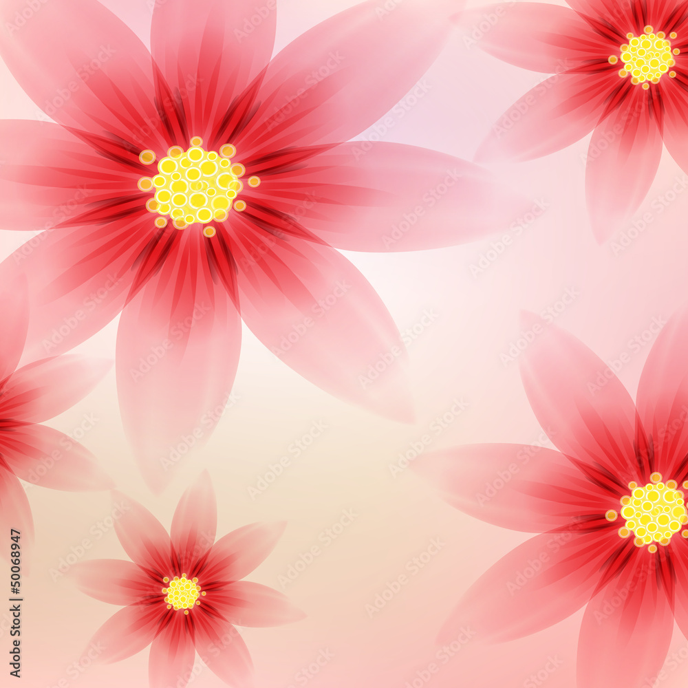 Romantic floral background Romantic floral background
