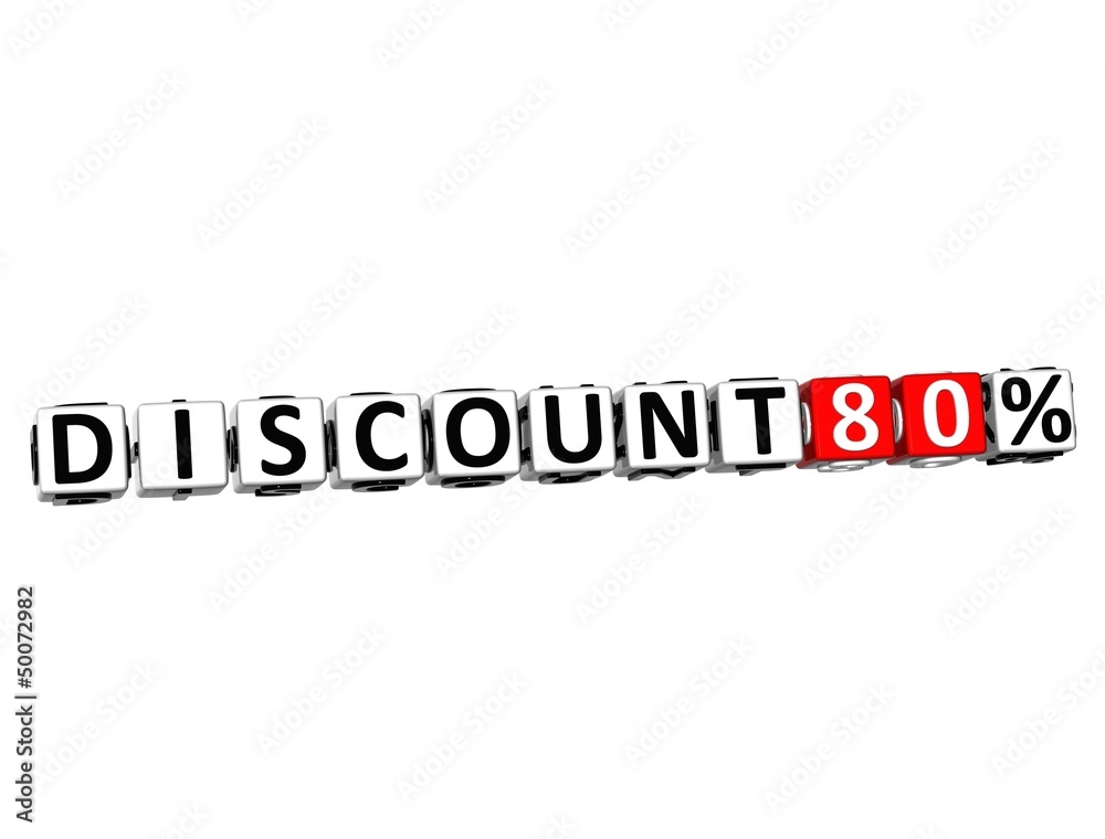 3D Discount 80% Button Click Here Block Text 3D Discount 80% Button Click Here Block Text