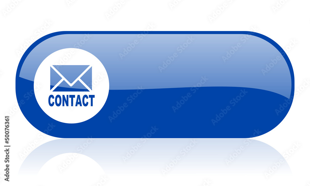 contact blue web glossy icon contact blue web glossy icon
