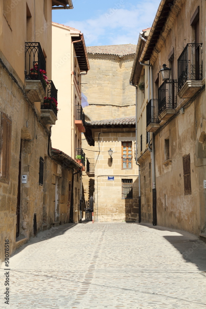 Medieval architecture, Briones village, La Rioja, Spain