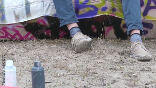 Graffiti Wall and artist