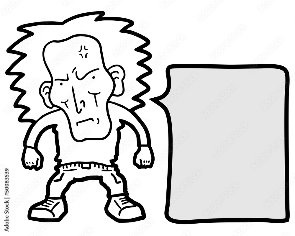 Fototapeta premium Angry man