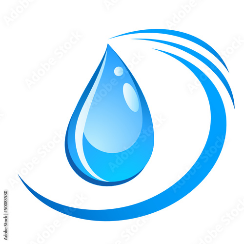 Wasser - Zeichen, Logo