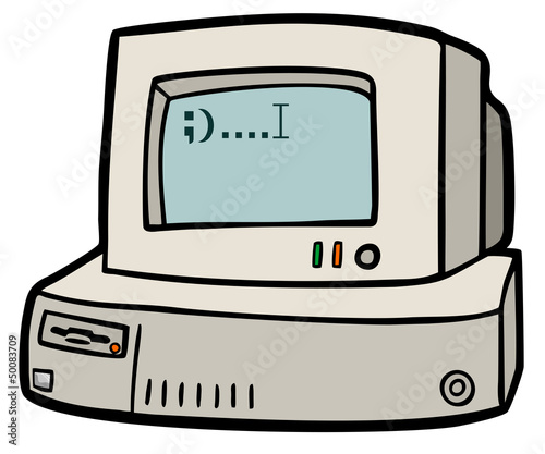 Happy screen computer